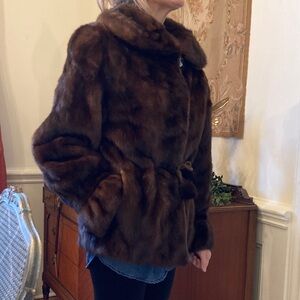 Beautiful brown Mink fur jacket/coat